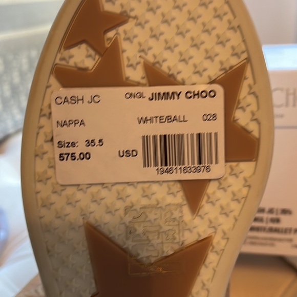 JIMMY CHOO CASH LEATHER GLITTER - Picture 3 of 3